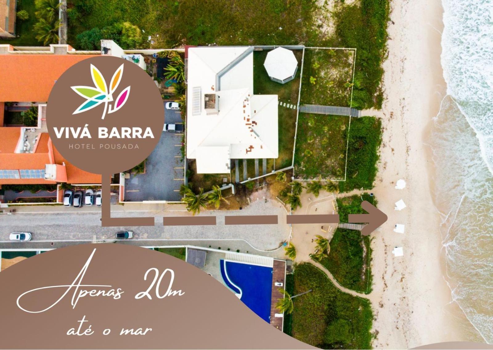 Viva Barra Hotel Pousada Barra de Sao Miguel Bagian luar foto