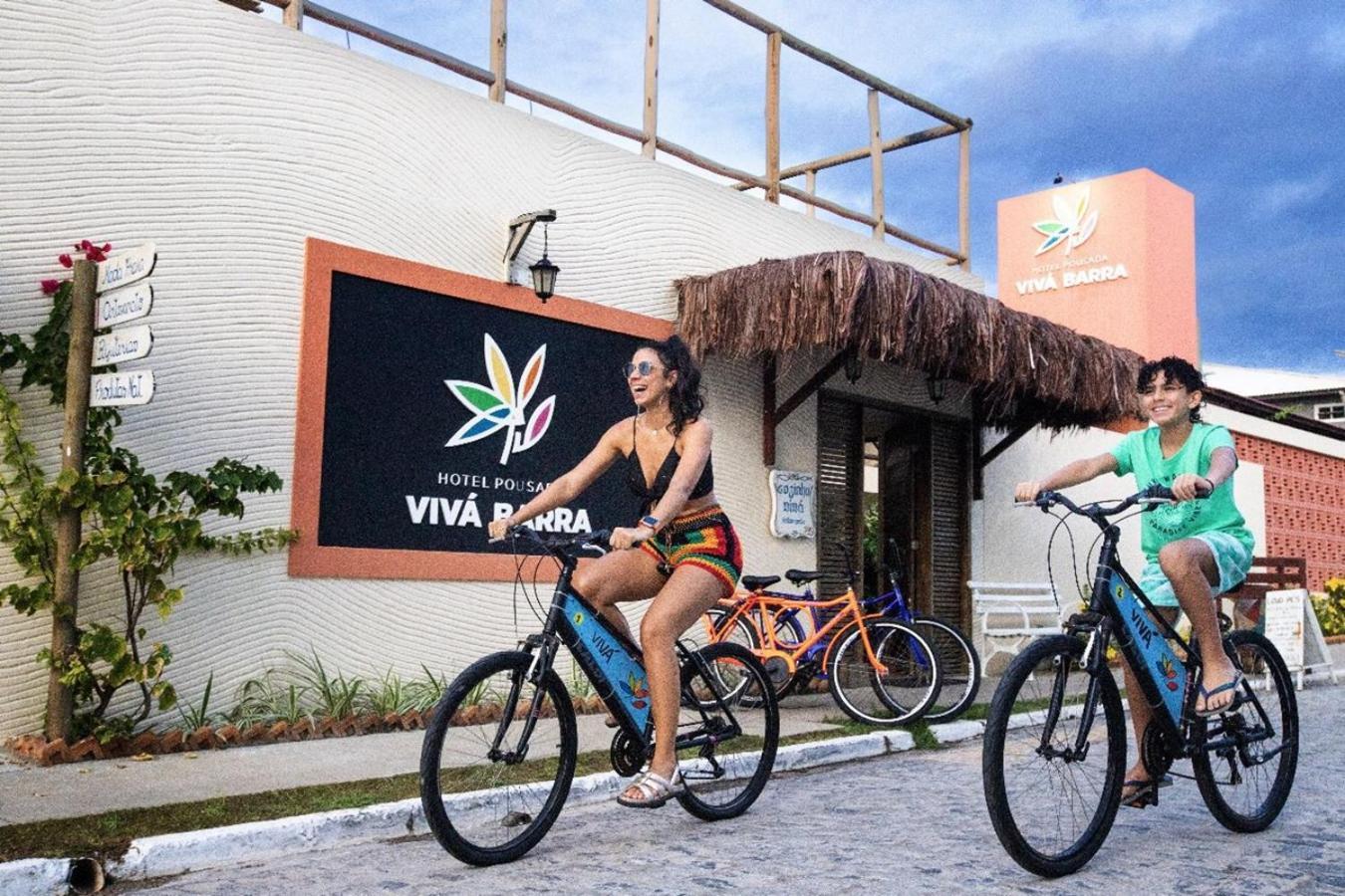 Viva Barra Hotel Pousada Barra de Sao Miguel Bagian luar foto